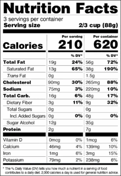 Mint Chip CASE (8 Pints) -Motorcycle Parts Store 04 mintchipnutritional b963c588 5a54 4539 b727 c32350d07a5b