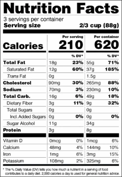 Coffee Chip CASE (8 Pints) -Motorcycle Parts Store 07 coffeechipnutritional 654601e1 04b6 46f7 b754 b88a4232e966 1