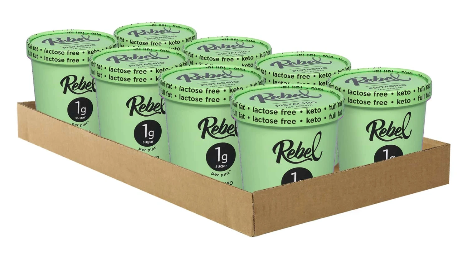 Pistachio CASE (8 Pints) 1 Pistachio CASE (8 Pints)