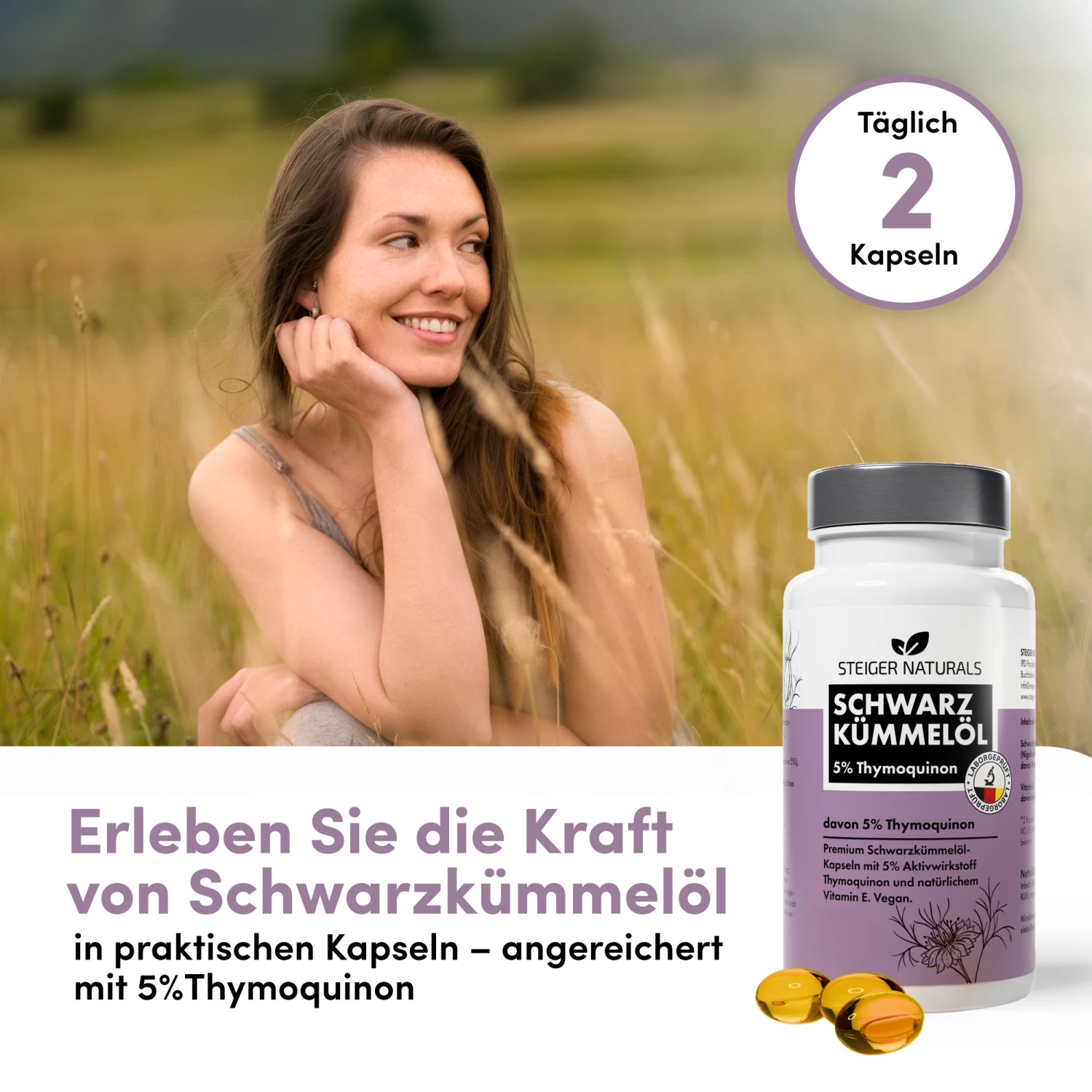Schwarzkümmelöl Softgelkapseln 4 Schwarzkümmelöl Softgelkapseln - Image 4