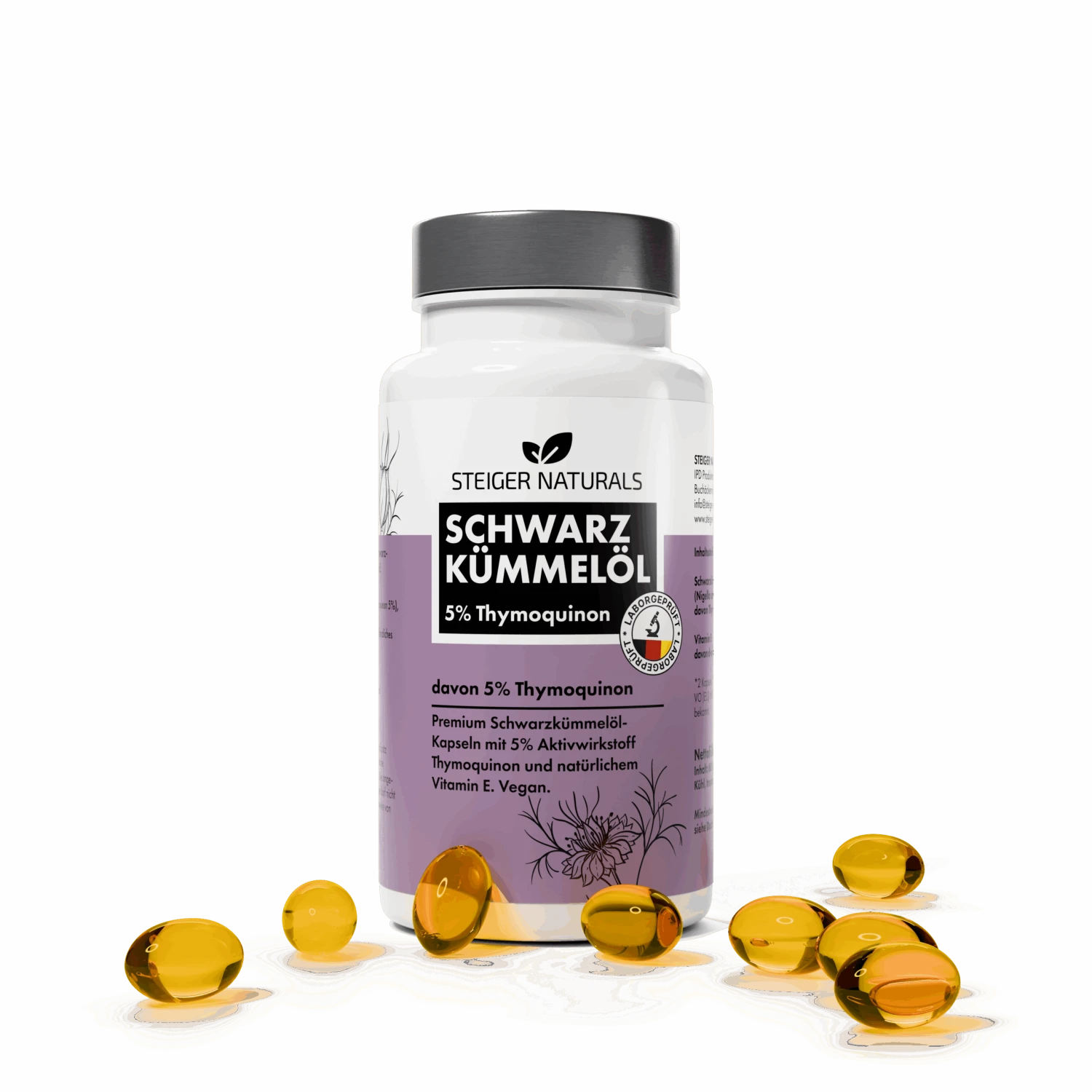 Schwarzkümmelöl Softgelkapseln 1 Schwarzkümmelöl Softgelkapseln