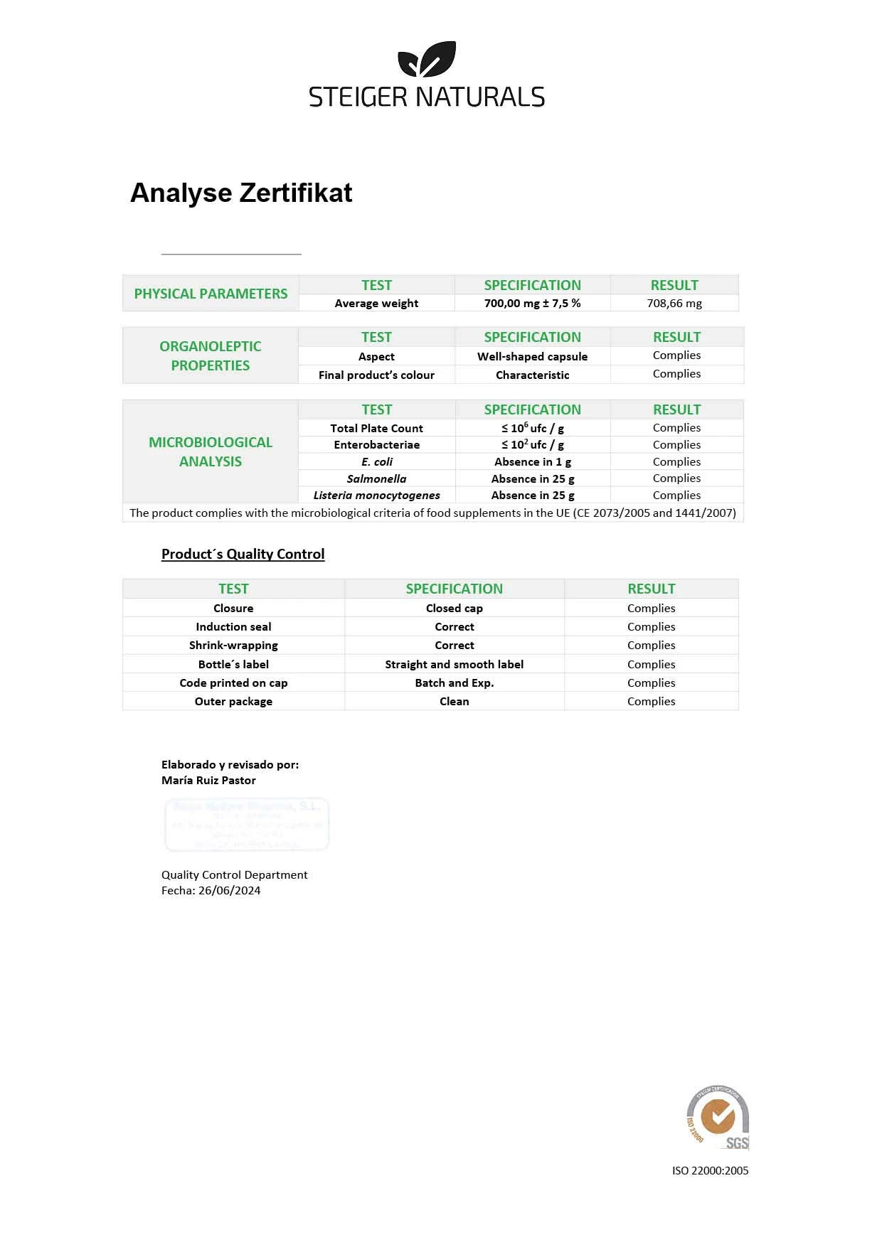 Steiger Naturals Hormon Balance - Natürlicher Wechseljahre-Komplex 2 Steiger Naturals Hormon Balance - Natürlicher Wechseljahre-Komplex - Image 2