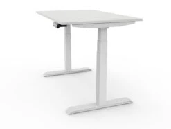 Bureau Assis Debout 180x80 33 Bureau Assis Debout 180x80 -Motorcycle Parts Store bureau assis debout complet yourdesk haut blanc plateau blanc profil 3
