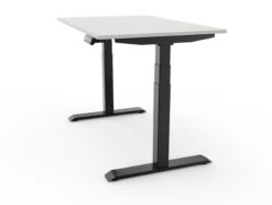 Bureau Assis Debout 180x80 25 Bureau Assis Debout 180x80 -Motorcycle Parts Store bureau assis debout complet yourdesk haut noir plateau blanc profil 4