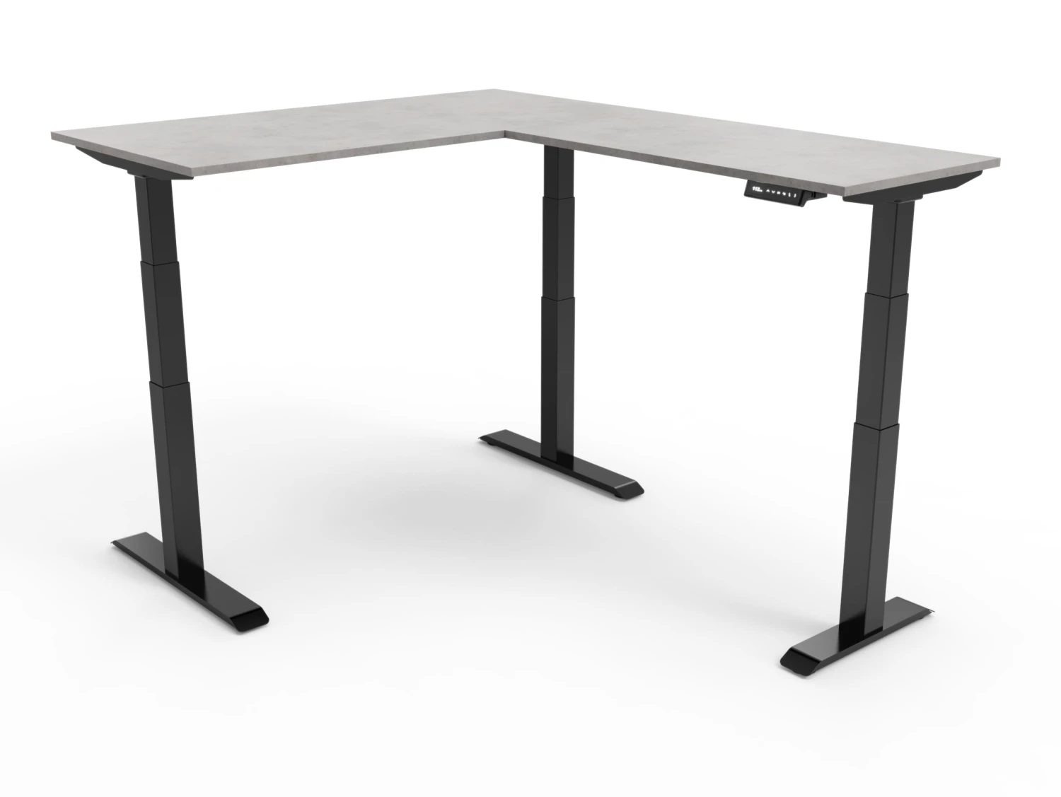 CornerDesk : Votre Bureau D’angle Assis Debout Motorisé 1 CornerDesk : Votre Bureau D’angle Assis Debout Motorisé