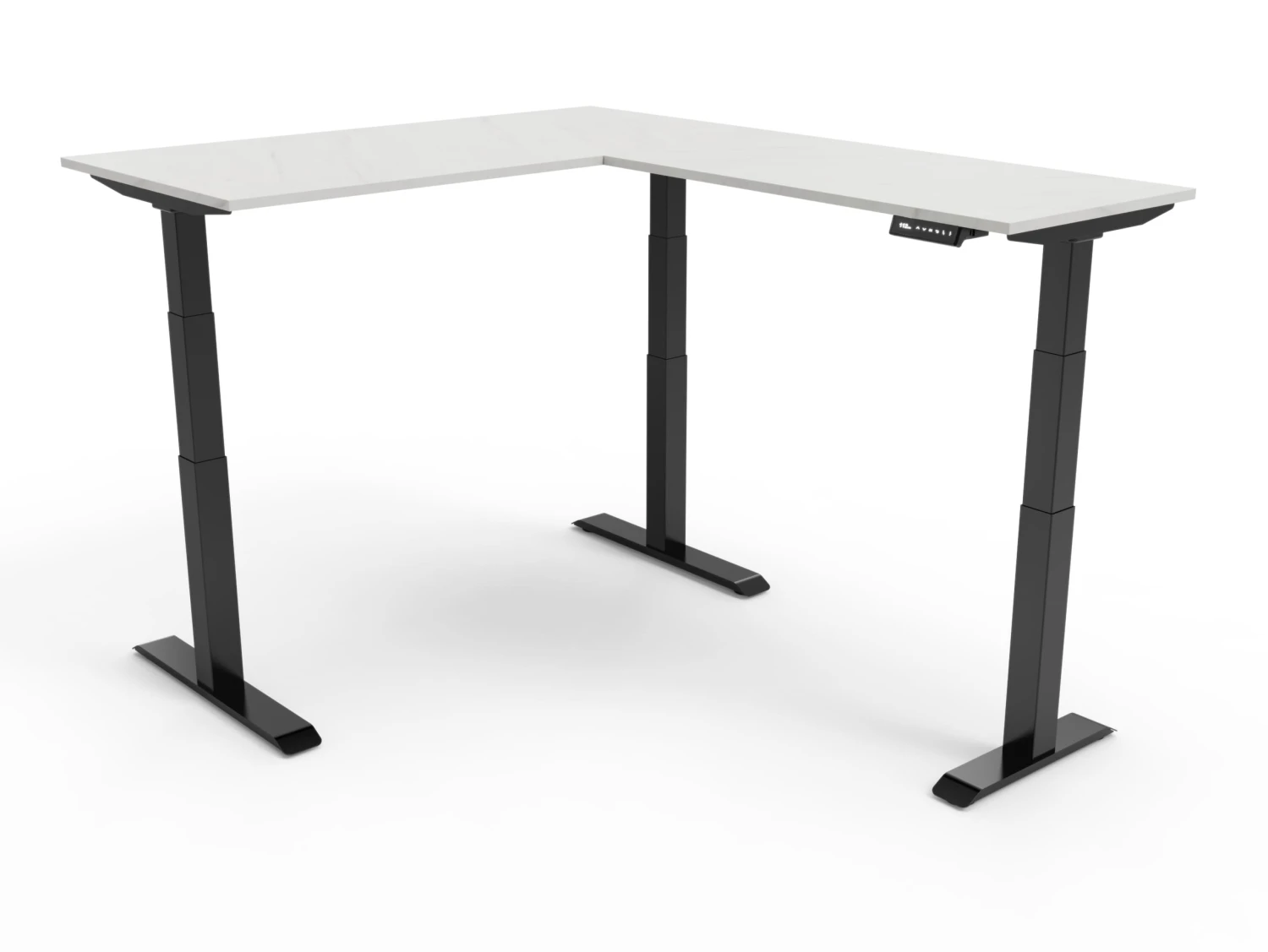 CornerDesk : Votre Bureau D’angle Assis Debout Motorisé 6 CornerDesk : Votre Bureau D’angle Assis Debout Motorisé - Image 6