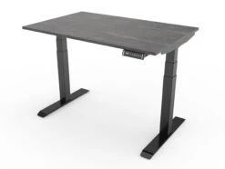 Bureau Assis Debout 120x60 -Motorcycle Parts Store bureau assis debout yourdesk noir plateau marbre anthracite 3