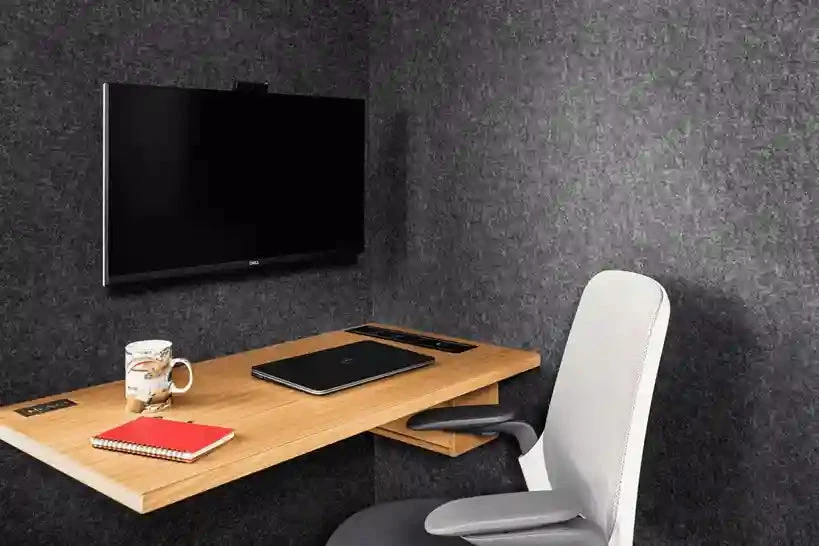 Cabine Acoustique De Bureau 1 Personne Assis 3 Cabine Acoustique De Bureau 1 Personne Assis - Image 3