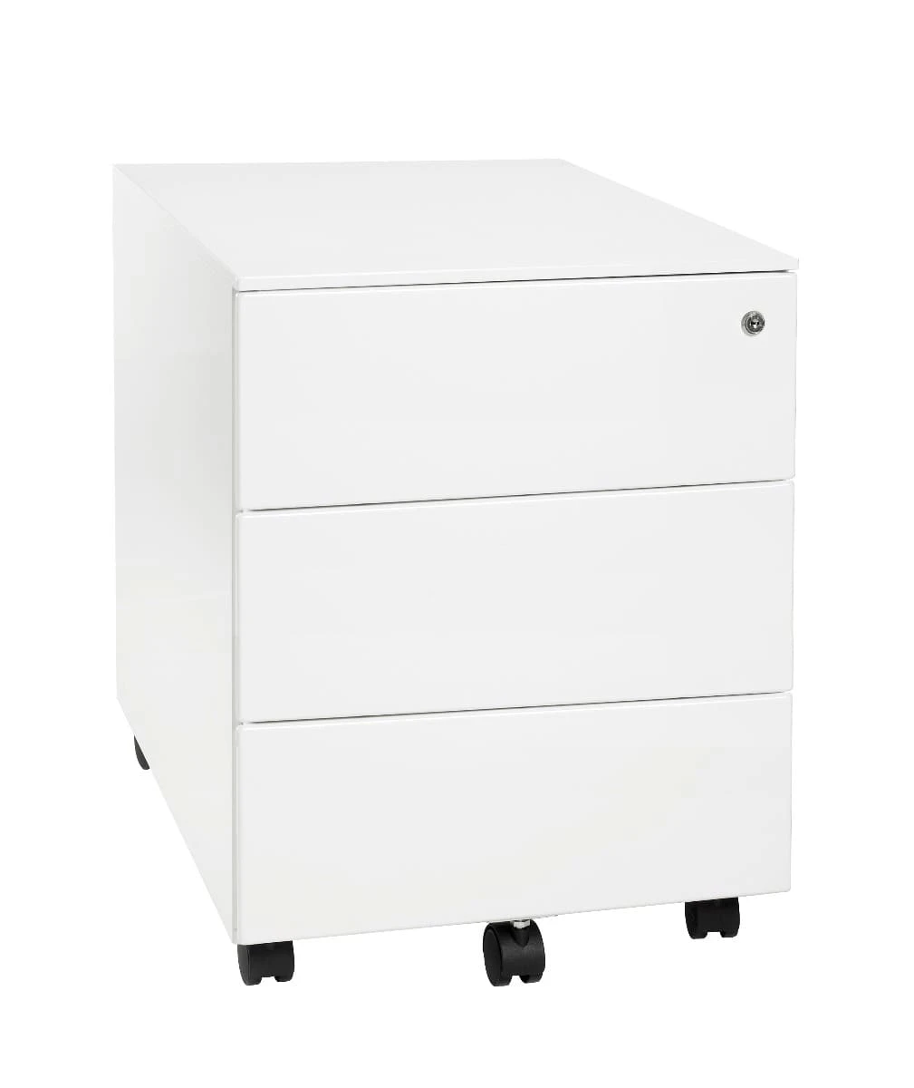 Caisson Métallique Mobile 3 Tiroirs 2 Caisson Métallique Mobile 3 Tiroirs - Image 2