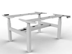 Piètement Assis Debout Motorisé DuoDesk : Un Bureau Collaboratif Ergonomique -Motorcycle Parts Store pietement bureau assis debout duodesk blanc