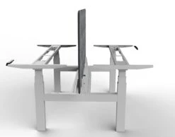 Piètement Assis Debout Motorisé DuoDesk : Un Bureau Collaboratif Ergonomique -Motorcycle Parts Store pietement bureau assis debout duodesk separation acoustique blanc profil