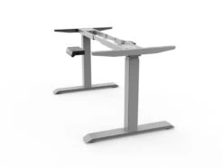 Piètement Assis Debout Motorisé YourDesk : Bien-être Et économies -Motorcycle Parts Store pietement bureau assis debout yourdesk gris profil