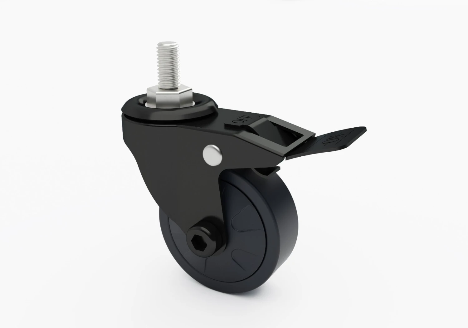 Roulettes Pivotantes Pour Bureau Assis Debout 2 Roulettes Pivotantes Pour Bureau Assis Debout - Image 2